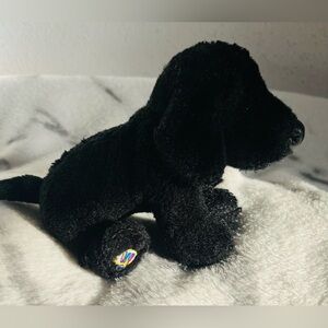 2008 Webkinz/Ganz Lil' Kinz Black Lab 7” Plush Toy- NO Code/Retired/HS136